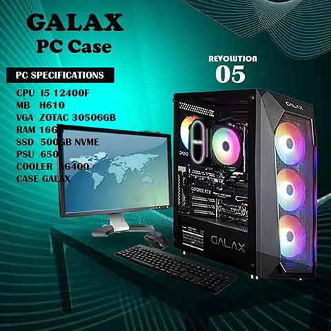 High-performance PC poster design for computer hardware shops Bur Dubai Dubai
