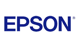 Epson brand logo – printers and scanners at computer market in Bur Dubai